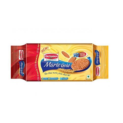 Britannia Marie Gold Biscuit, 250 gm (Pack of 36 Pcs)